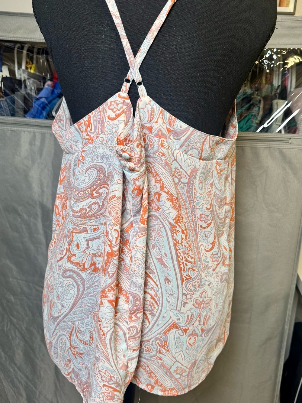 Jessica Simpson Coral Paisley Spaghetti Strap Camisole - Picture 2 of 5